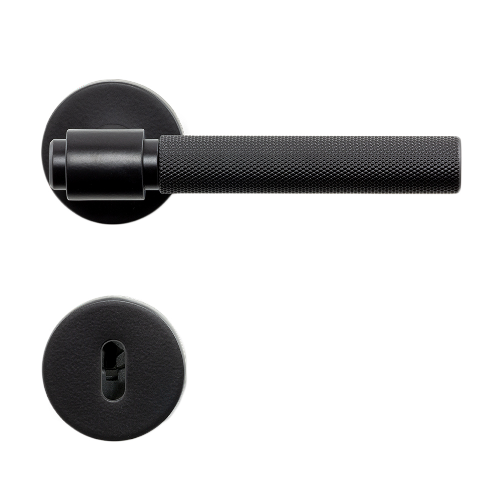 black door handles