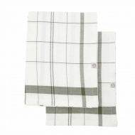 Kitchen Towel HDChef - White/Green 2pack