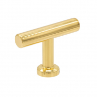 Cabinet Knob T Viva - Polished Brass