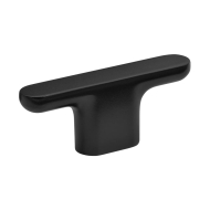 Cabinet Knob T Vibe Plain - Matte Black