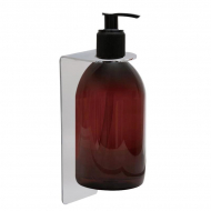 Package Deal: Soap Pump Holder & Pump Bottle - Chrome