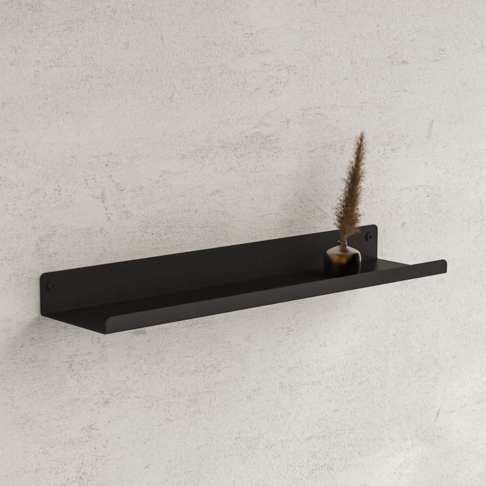 Modern black shower shelf ISLA outlets 30 cm, mensola doccia, Duschregal 70cm, Regal aus Metall, bathroom