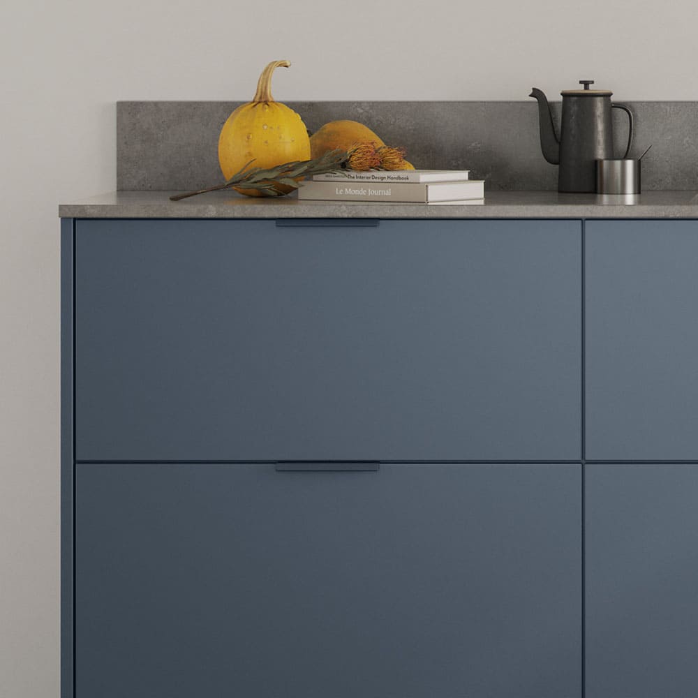 Edge Pull Handle Side - Storm Blue