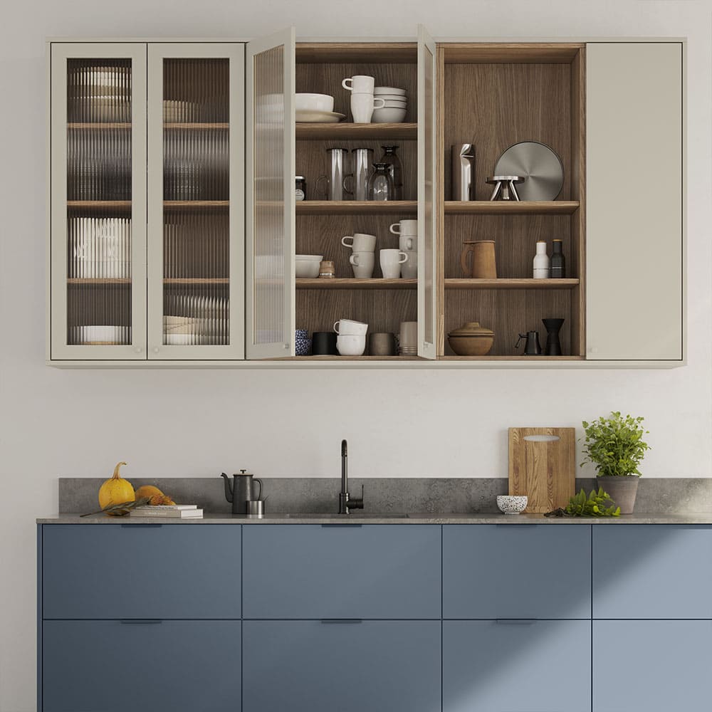 Edge Pull Handle Side - Storm Blue