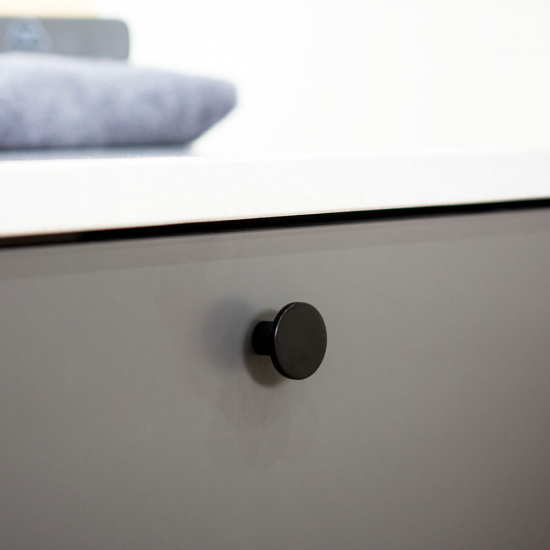 Cabinet Knob Como - Matte Black