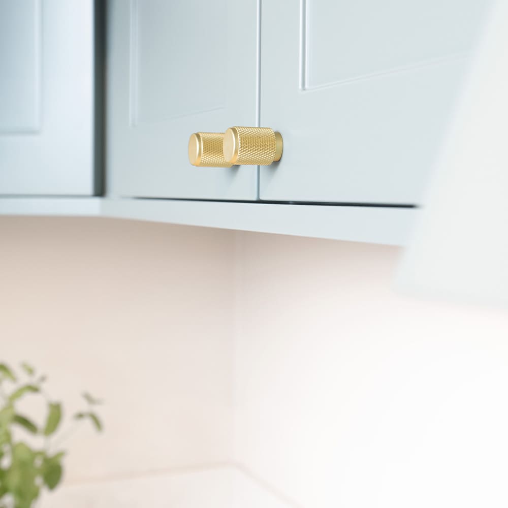 Cabinet Knob Riff - Matte Brass