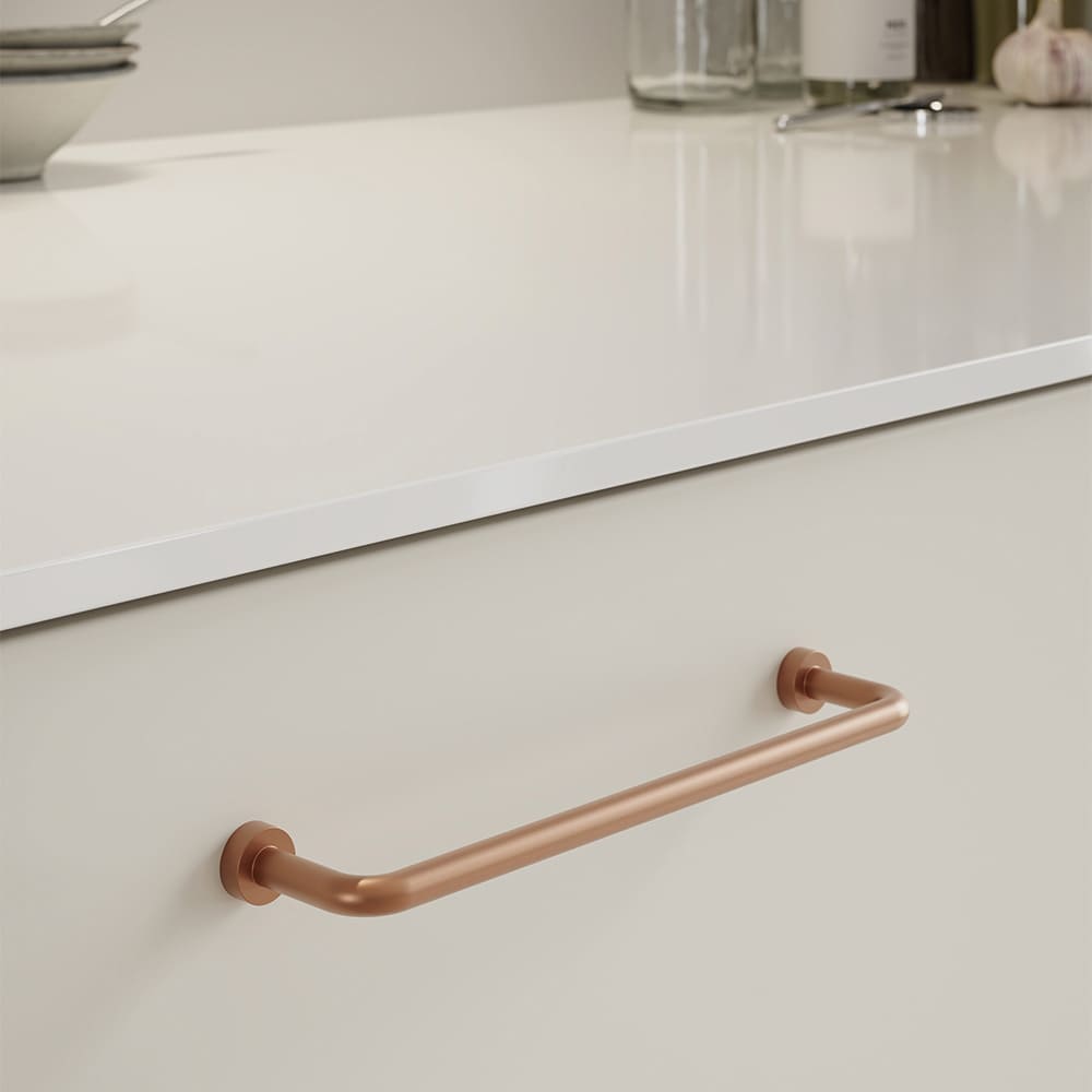 Handle Lounge - 160mm - Brushed Copper