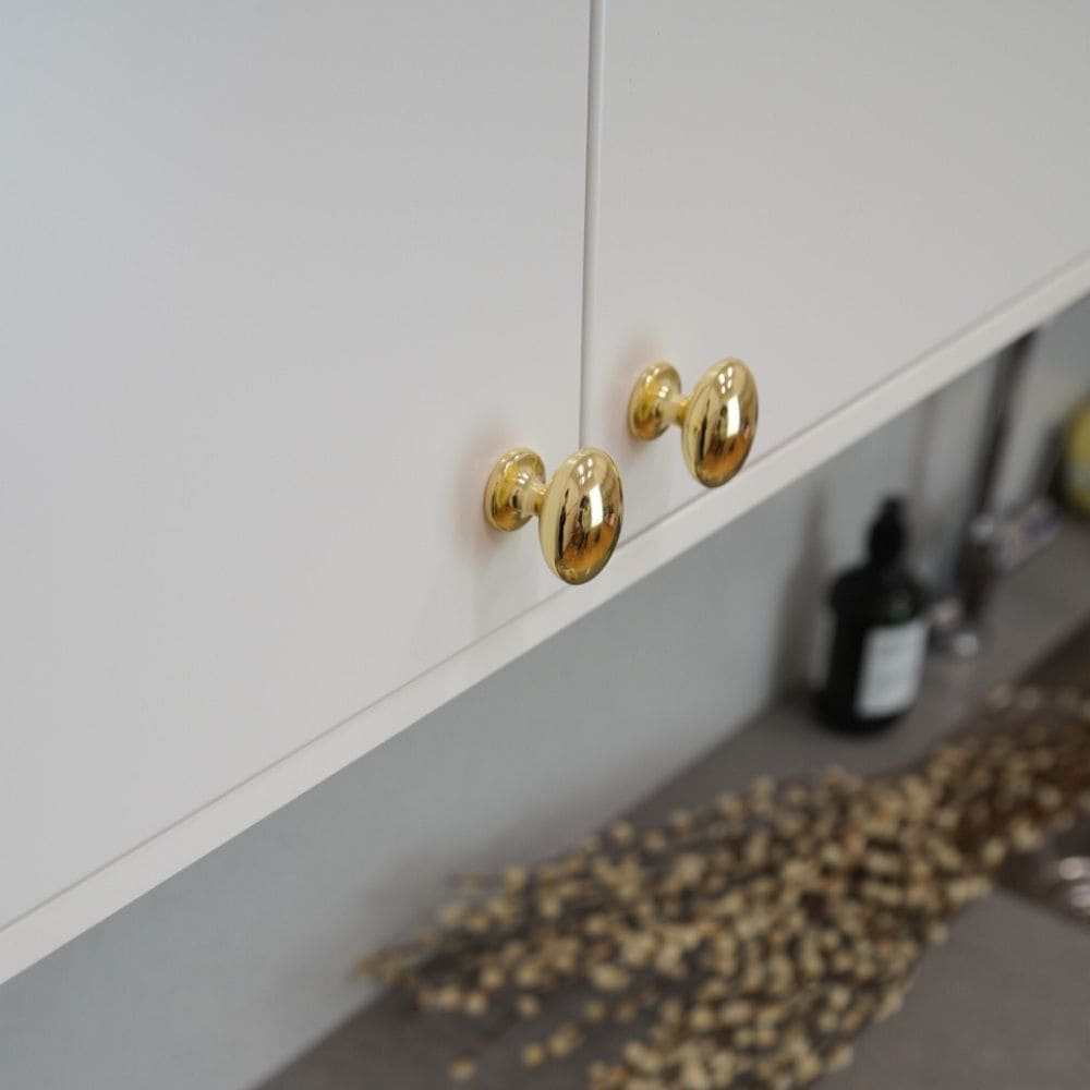 Cabinet Knob 401 - Polished Brass