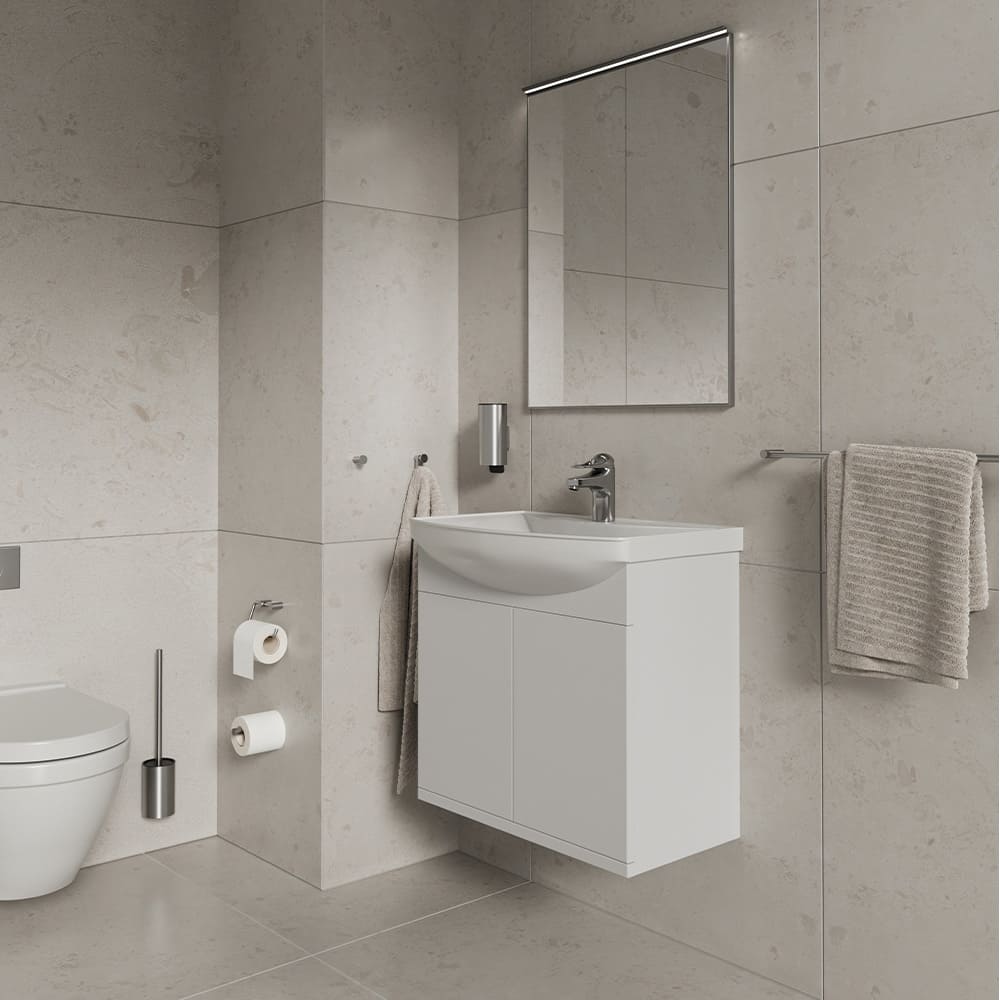 Toilet Brush Stay - Brushed Stainless Steel