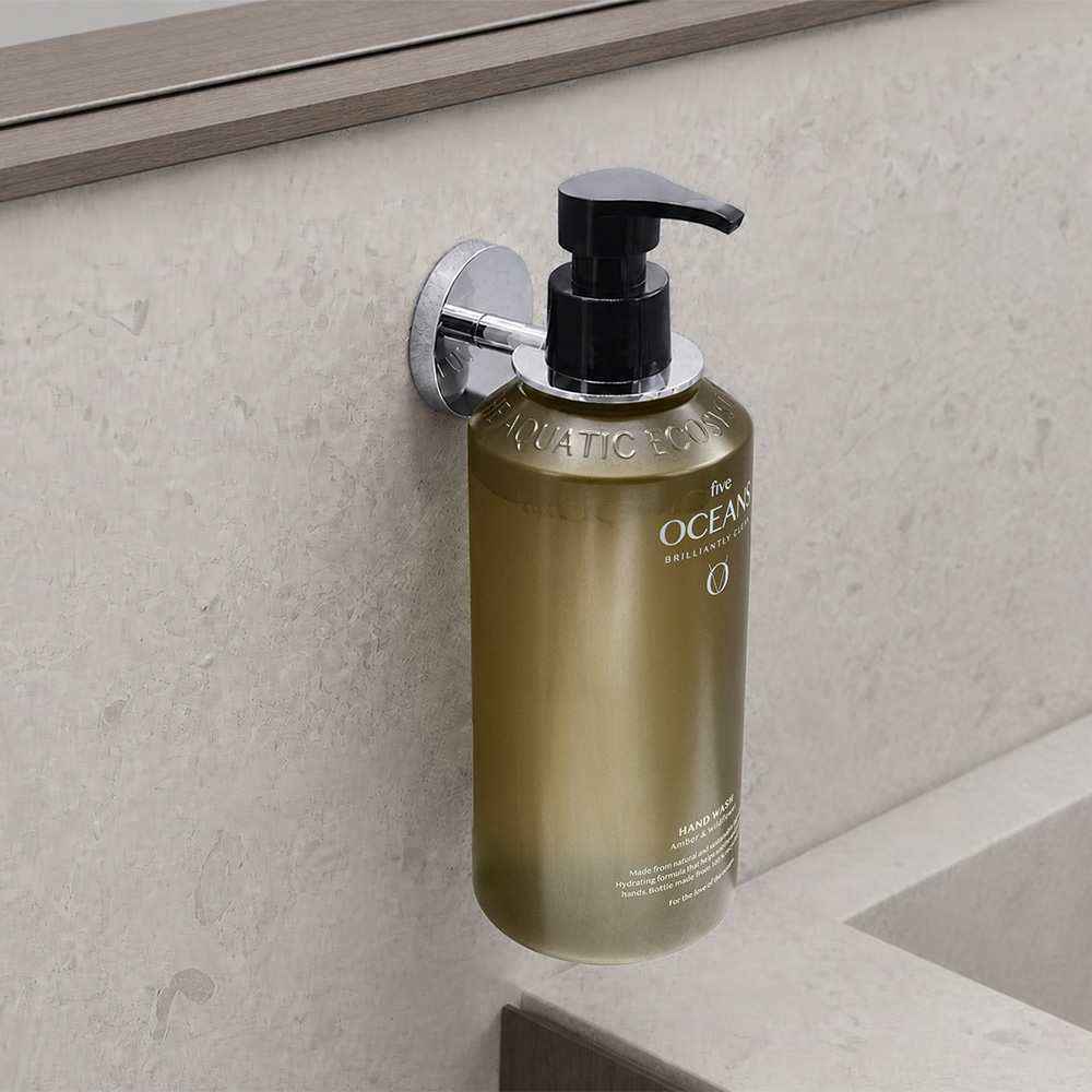 Soap Pump Holder Calm - Polished Chrome