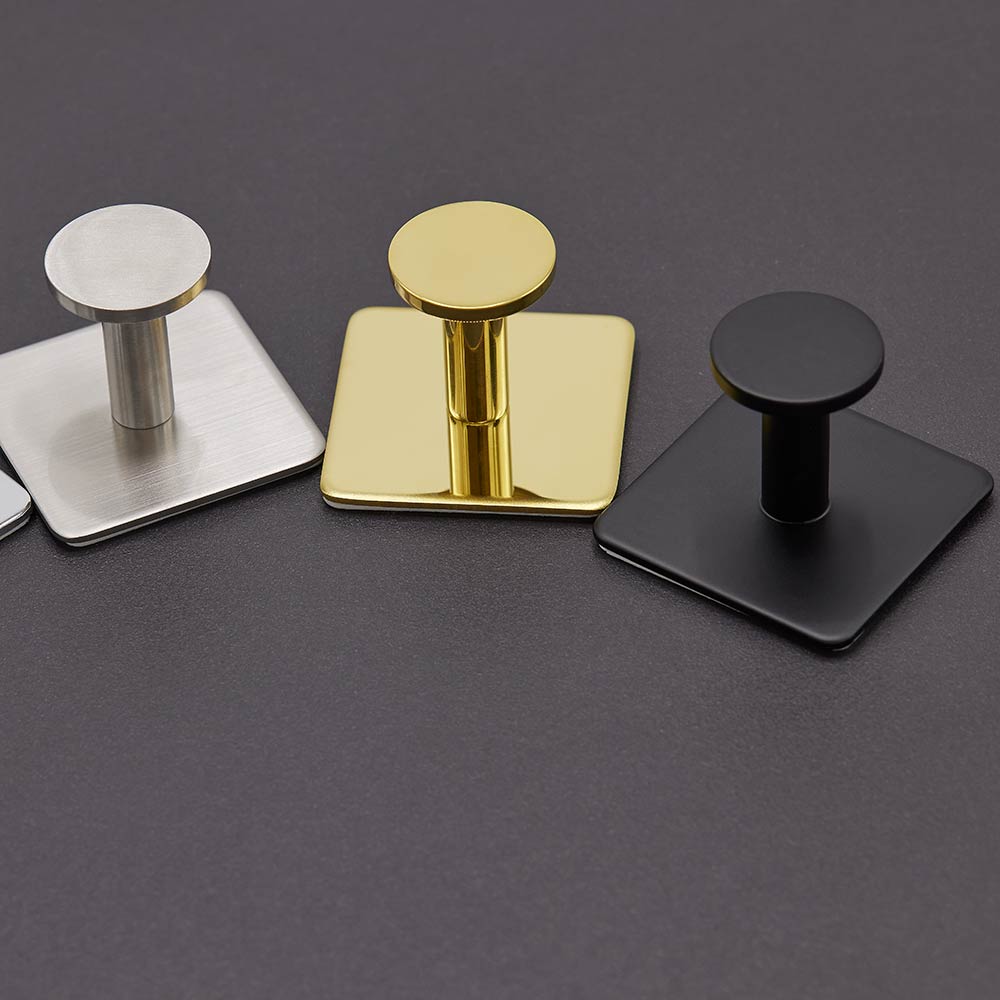 Towel Hook Base 210 3-Hook - Matte Black