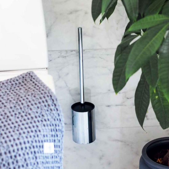 Toilet Brush Solid - Chrome