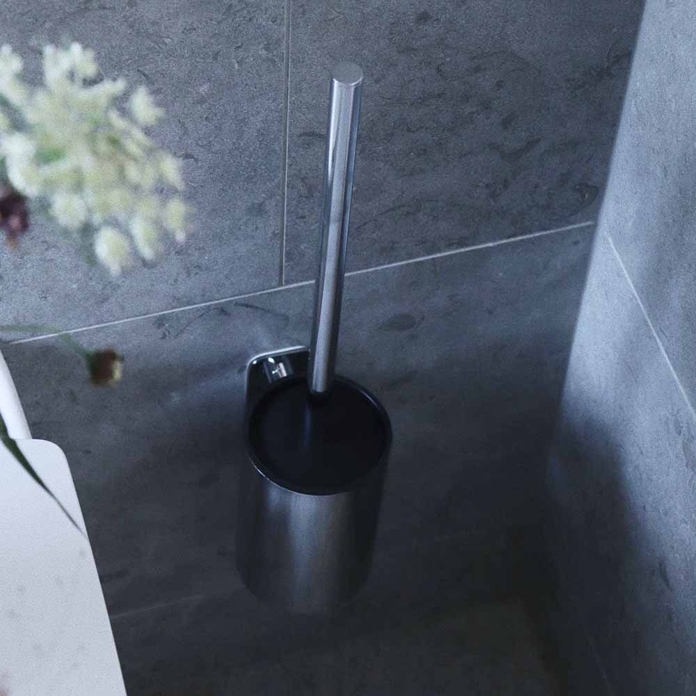 Solid Toilet Brush - Chrome