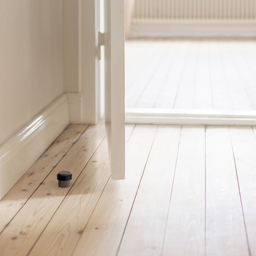 Door Stop Helix Stripe - Dark Bronze