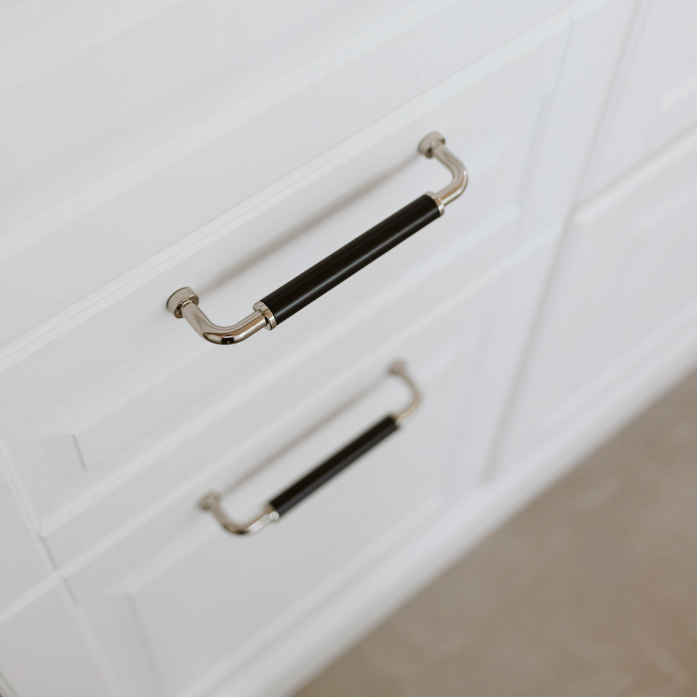 Handle Brohult M - Nickel plated/Black